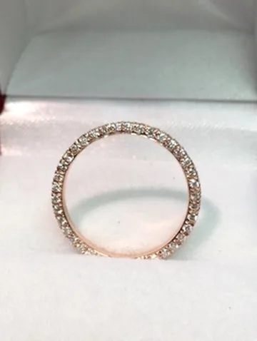 Gold and diamond band